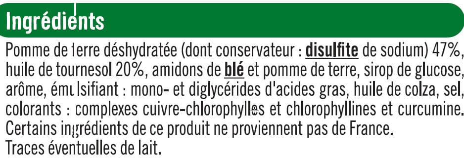 U Tuiles goût wasabi packshot