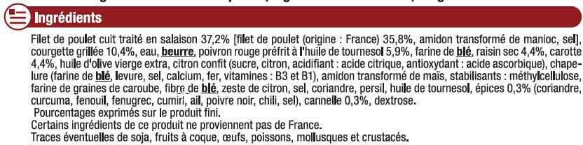 U Mini pastillas au poulet packshot