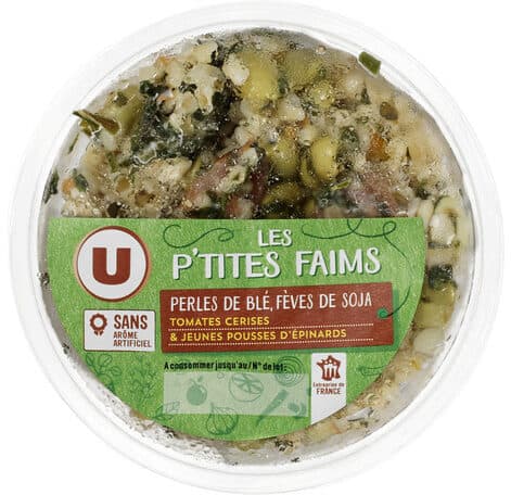 U Perles de blé et fèves de soja packshot