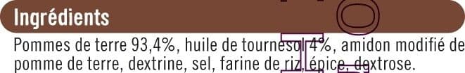 U Frites au four - sachet de 1kg packshot