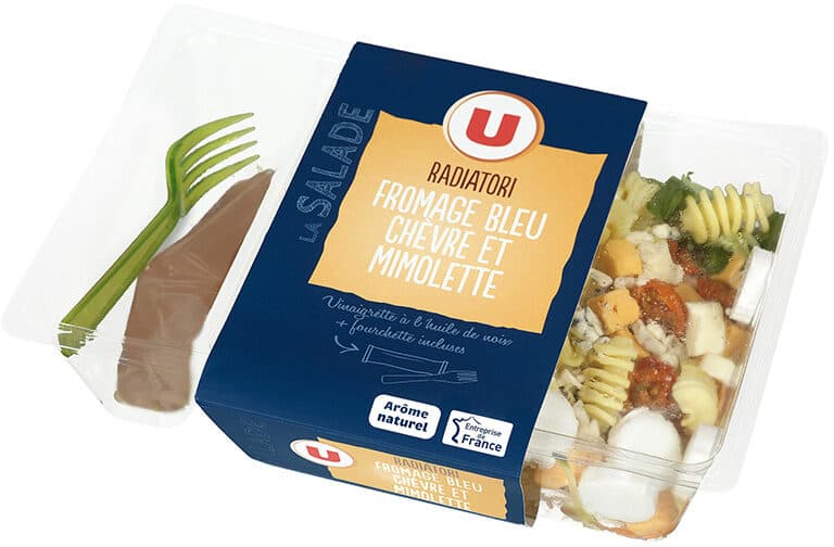 U Salade radiatori aux 3 fromages packshot