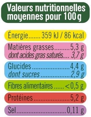 U Yaourt au lait de chèvre nature 4x125g packshot