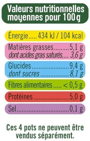 U Yaourt au lait de chèvre à la vanille 4x125g packshot