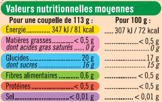 U Pêches au sirop bio packshot