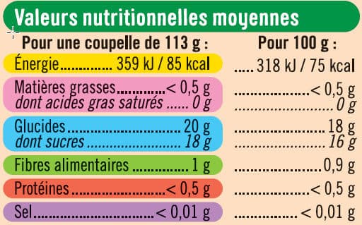 U Morceaux d'ananas au sirop bio packshot
