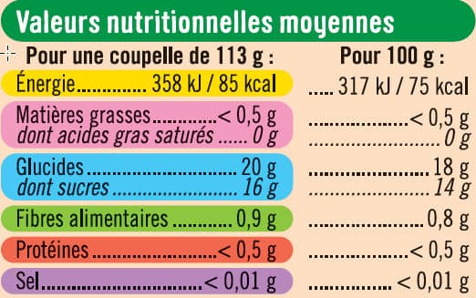 U Pêches poires au sirop bio packshot