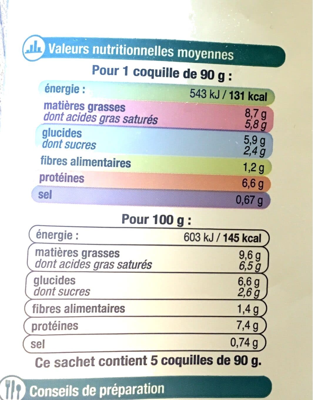 U Coquilles St Jacque MSC 30% de noix cuisiné à la bretonne, x4 + 1 offert, 450g packshot