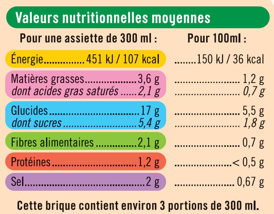 U Soupe Velouté de potiron brique de 1l packshot