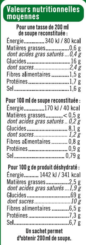 U Soupe instantanée aux légumes et croûtons packshot
