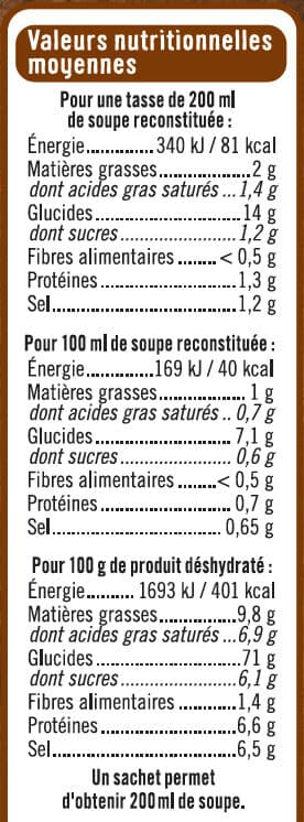 U Soupe instantanée aux champignons et croûtons packshot