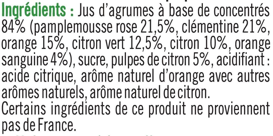 U Concentré d'agrumes packshot