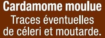 U Cardamome moulu packshot