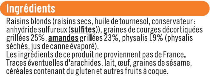 U Mélange riche en fibres packshot