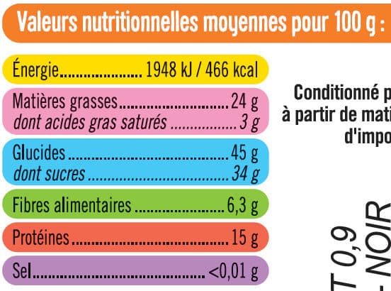 U Mélange riche en fibres packshot
