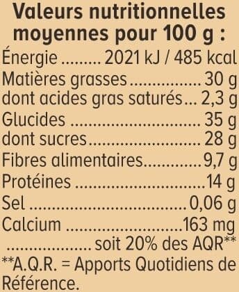U Mélange apéritif source de calcium sachet de 110G packshot