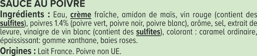 U Sauce liquide au poivre sachet de 200g packshot