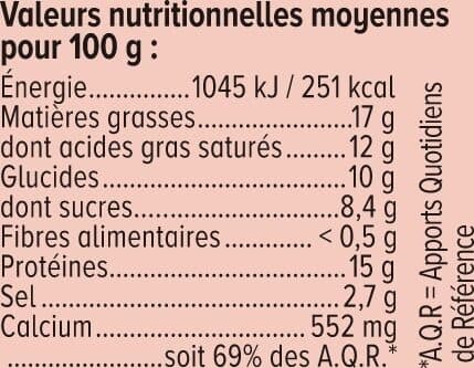 U Fromage fondu à l'emmental pour croque monsieur 17%MG - 20 tranches,340g packshot