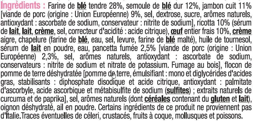 U Raviolis au jambon cuit packshot