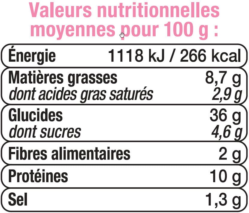 U Raviolis au jambon cuit packshot