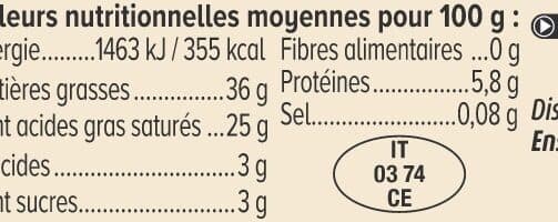 U Mascarpone, fromage triple crème bio 36%MG - 250g packshot