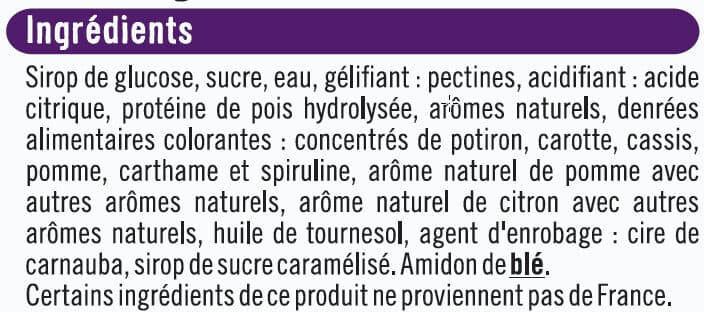 U Fleurs sans gélatine bon & végétarien packshot