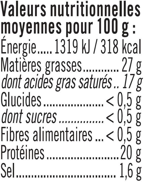 U Demi reblochon de Savoie AOP lait cru, 27% de MG, 240g packshot