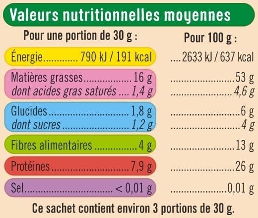 U Amandes grillées paquet de 100g packshot
