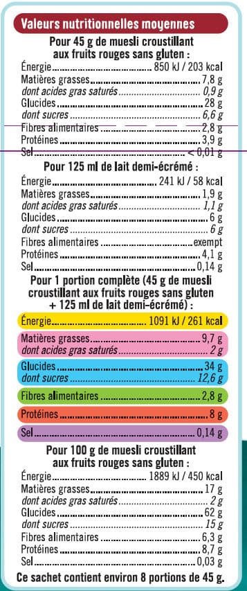 U Croustillant fruits sans gluten packshot