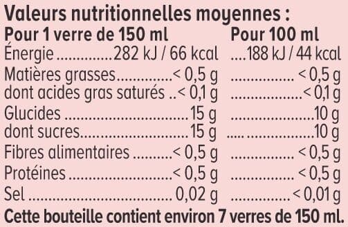 U Nectar de fraise d'Aquitaine "fruits de chez nous" bouteille de 1l packshot