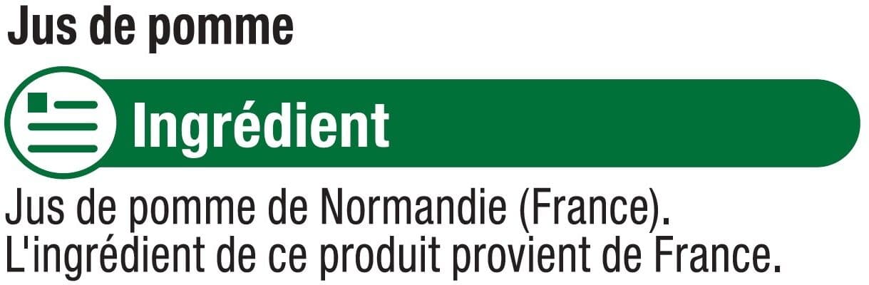U Pur jus de pomme de Normandie packshot