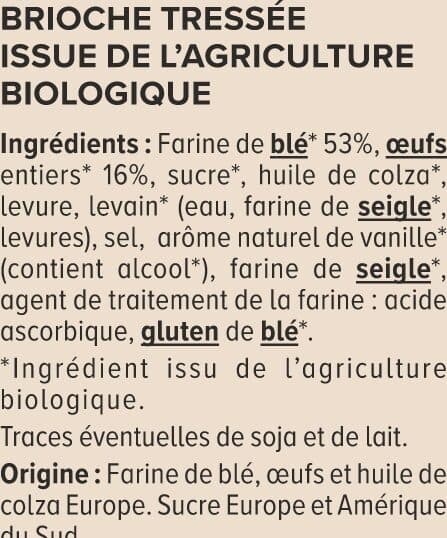 U Brioche tressée 400g packshot