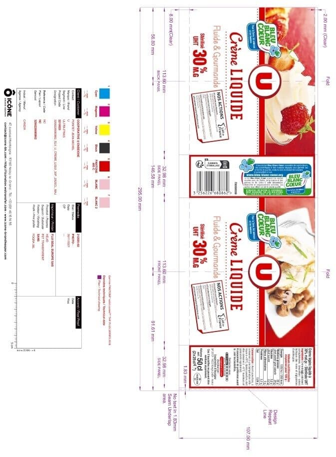 U Crème entière liquide 30%MG packshot