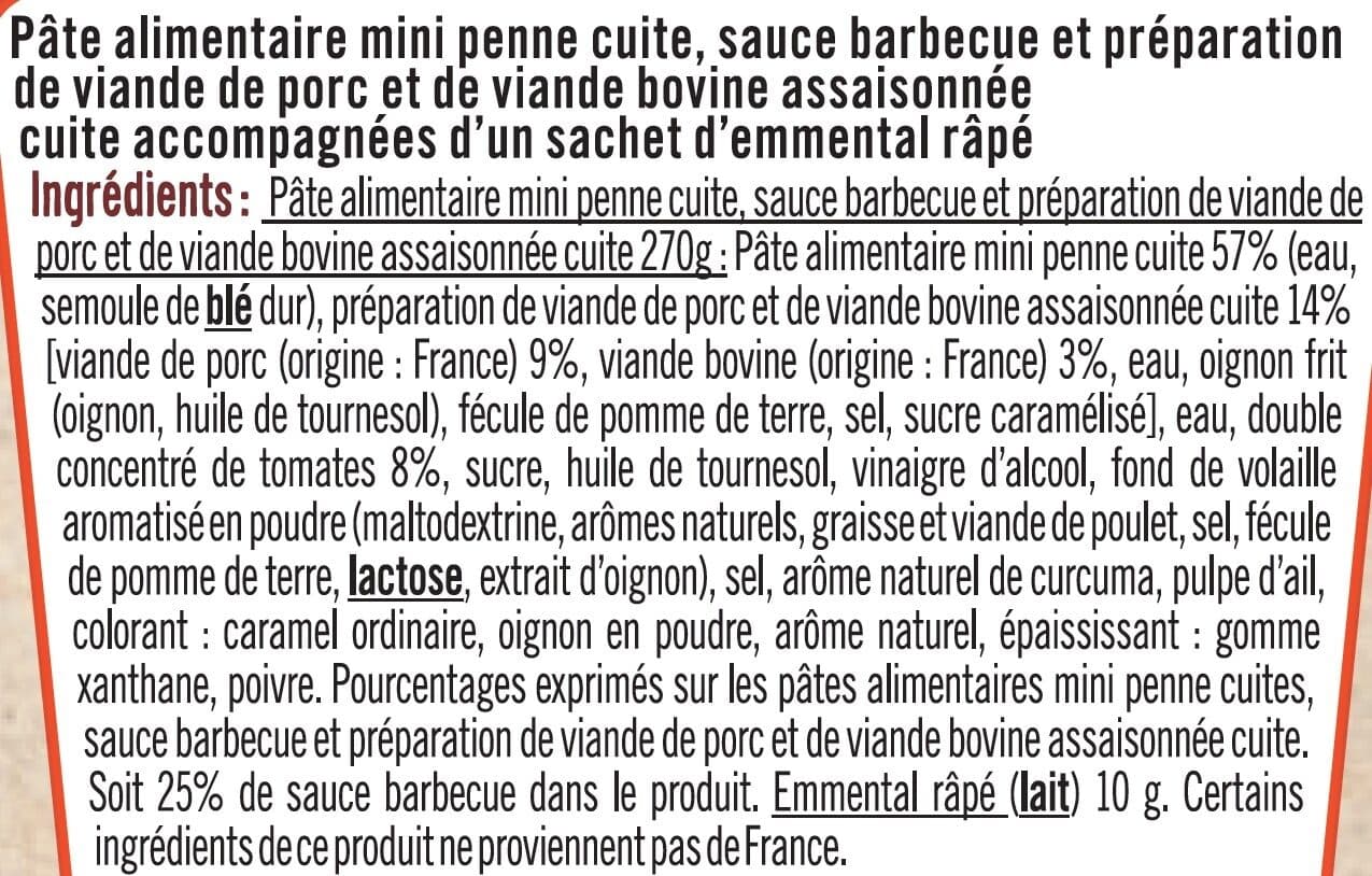 U US box mini penne et boulettes packshot