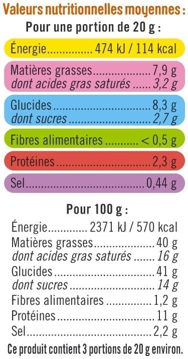 U Crêpes dentelle goût comté noix packshot