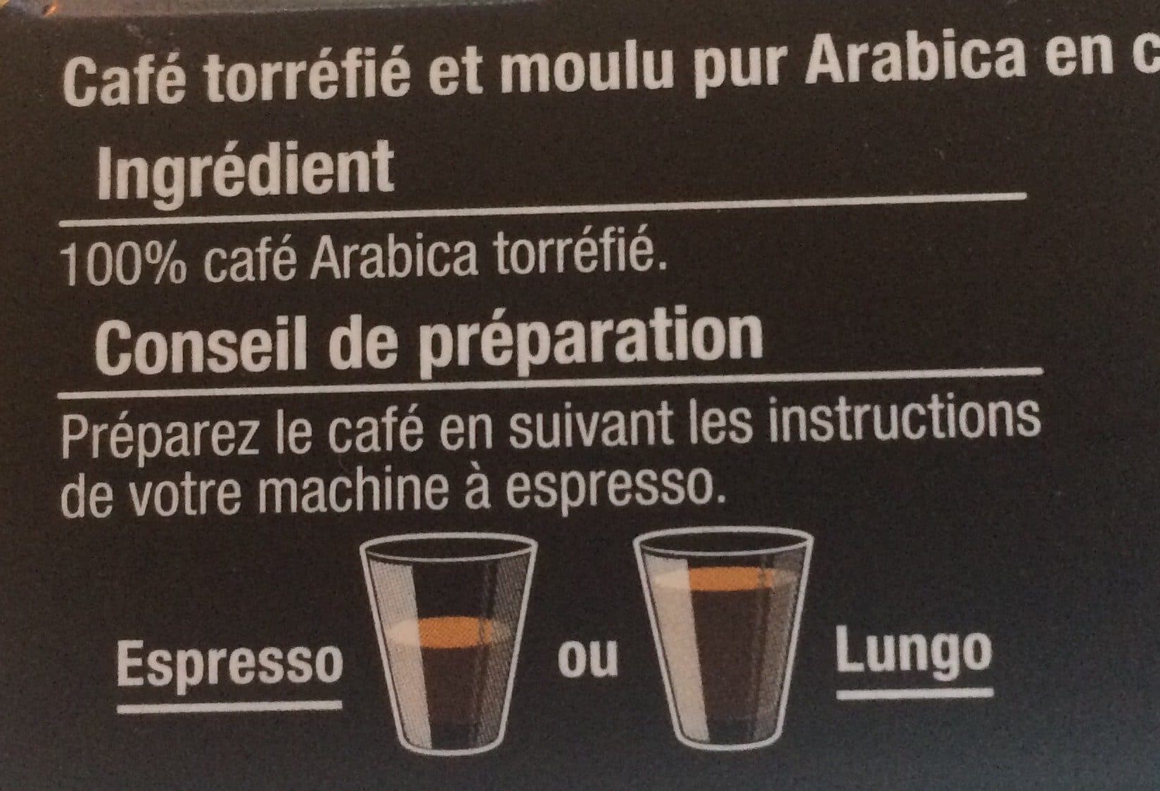 U Café lungo packshot