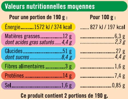 U Pizza légumes packshot