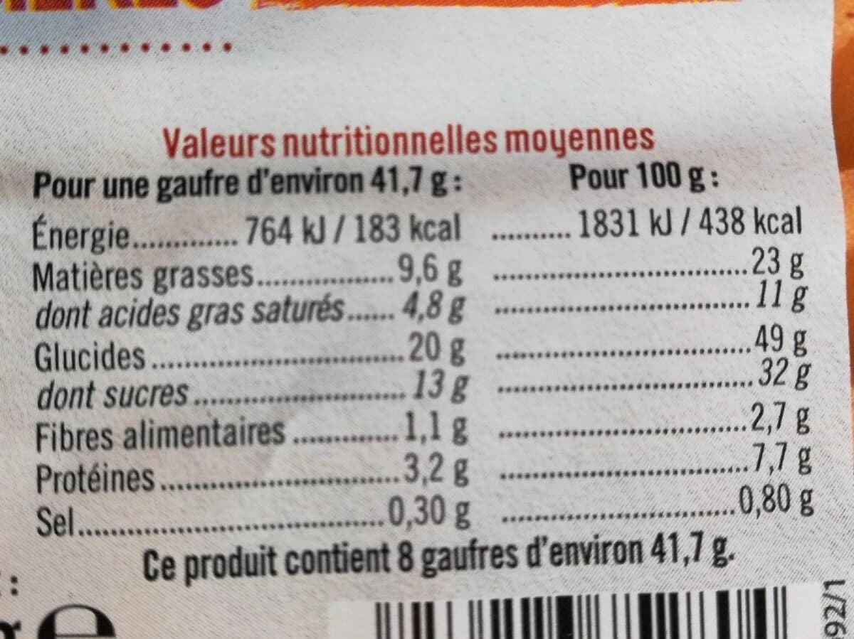 U Gaufres pâtissières packshot