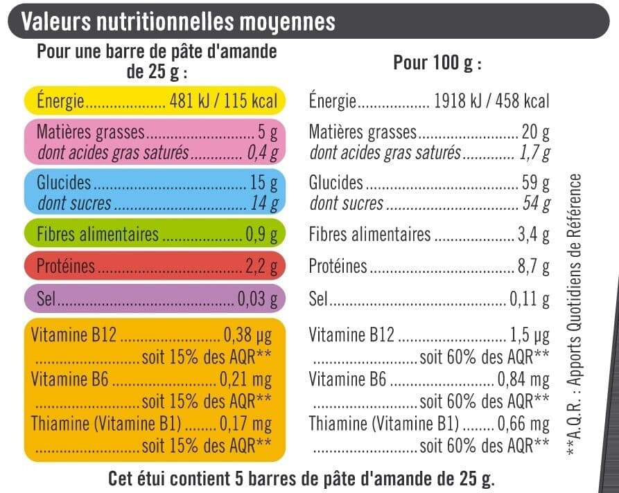 U Barres céréales énergie amande, x5, 125g packshot