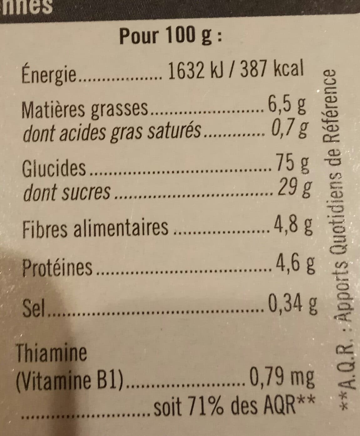 U Barres de céréales aux pommes packshot