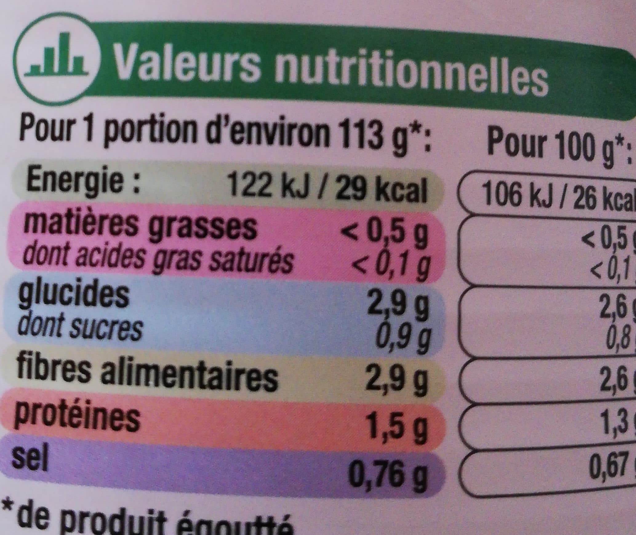 U Mélange haricots verts et beurre très fins - Boîte de 455g net égoutté packshot