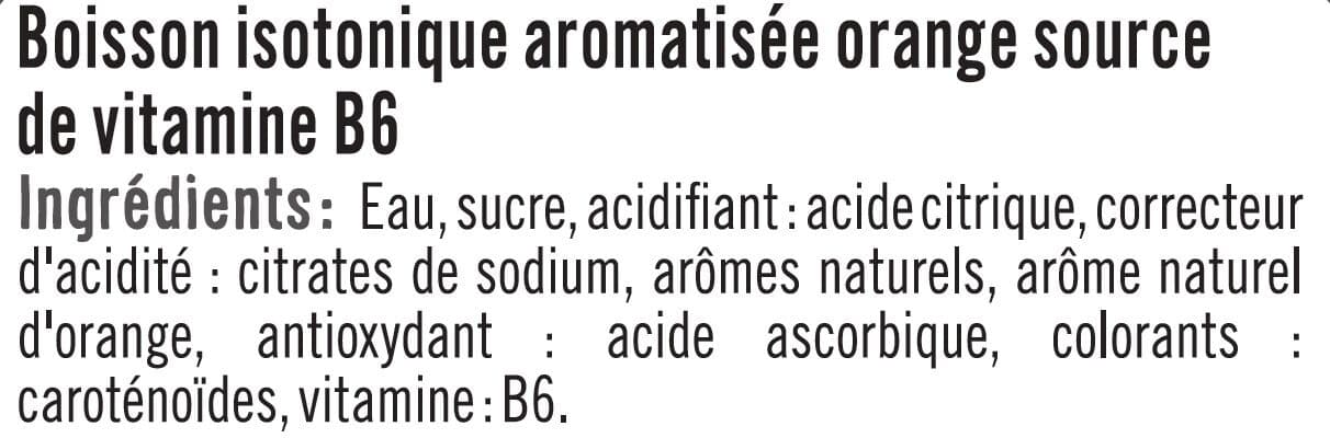 U Boisson sport isotonique orange packshot