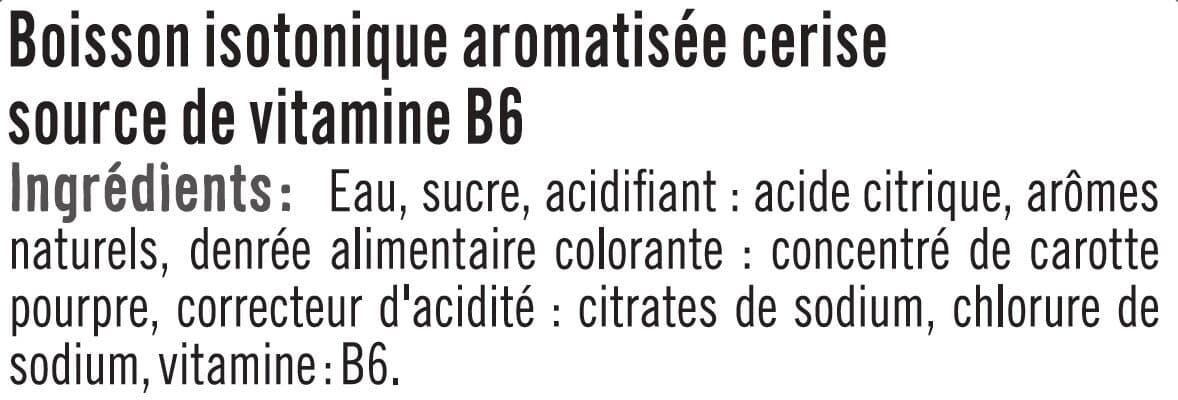 U Boisson sport isotonique cerise packshot