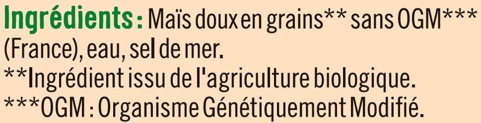 U Maïs doux en grains - Boîte 285g packshot