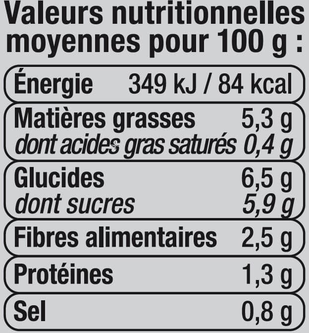 U Choux rouges émincés et assaisonnés 300g packshot