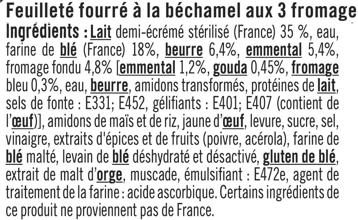 U Roulés aux 3 fromages packshot
