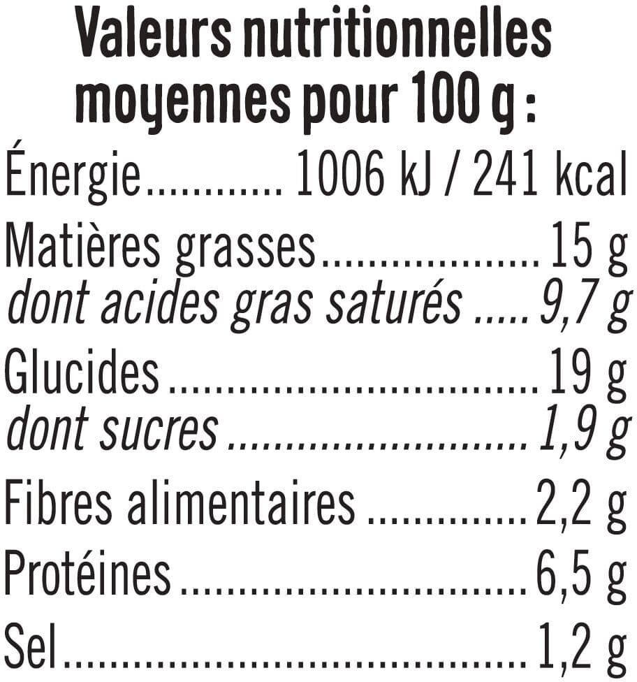U Tarte aux poireaux 2x130g packshot