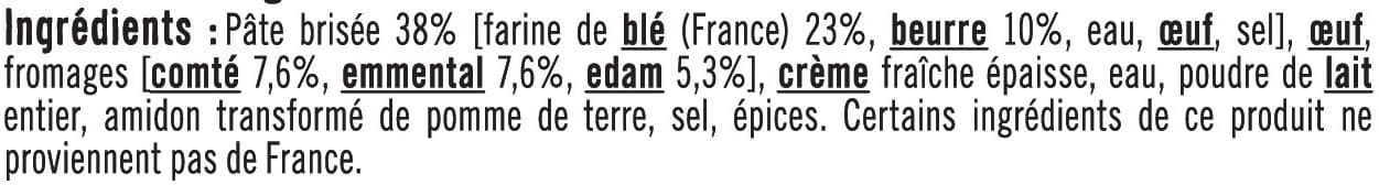 U Tarte aux fromages x2 - 260g packshot
