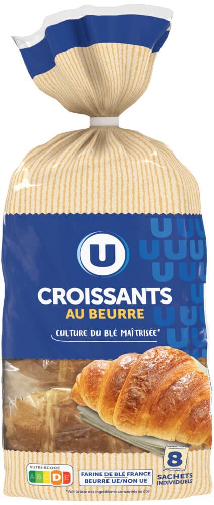 U Croissants au beurre packshot