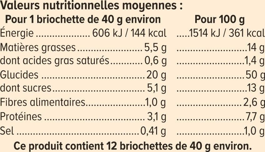 U Briochettes x12, 480g packshot