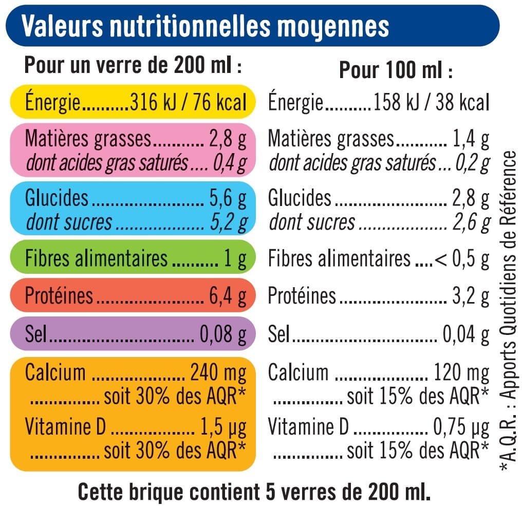 U Boisson végétale au soja calcium 1l packshot